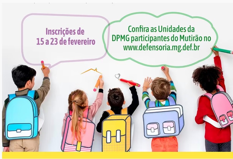 Mutirão “Creche para Todos” em Minas Gerais: garantindo vagas para crianças de 0 a 5 anos