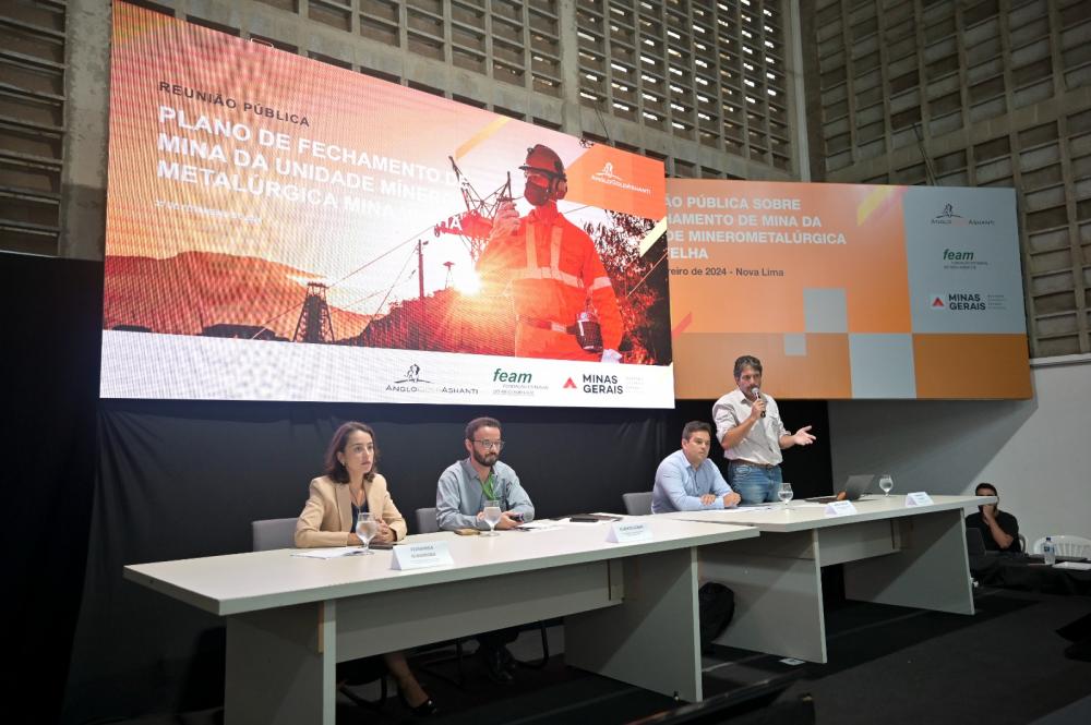 AngloGold Ashanti e Feam realizam primeira reunião pública de fechamento de mina para apresentar plano ambiental da mina Velha, em Nova Lima