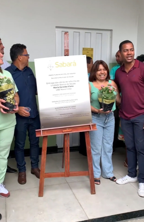 Prefeitura de Sabará entrega obras de reformas da UBS Nova Vista