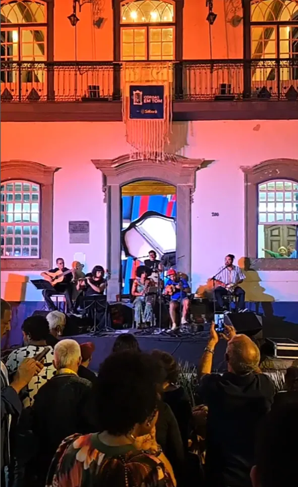 Cultura e Turismo: “Cordas em Tom” anima a noite de Sabará com “Duo Disritmia” e “Choro Nosso”