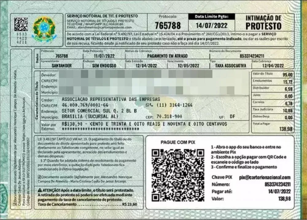Golpe do "falso protesto" em Minas: cartórios fictícios faturam com promessa de baixa de títulos protestados - Veja como não cair nessa falcatrua