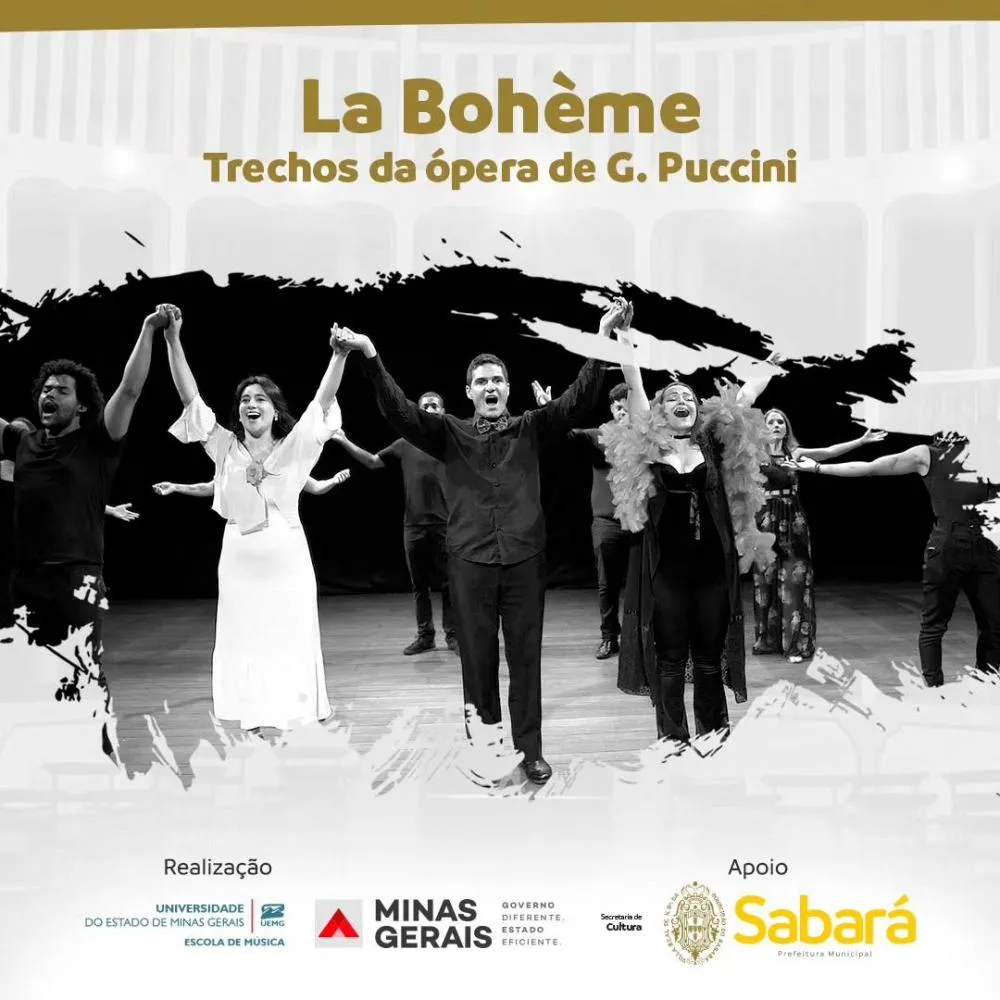 Escola de música da UEMG apresenta trechos da Ópera La Bohème, de Giacomo Puccini