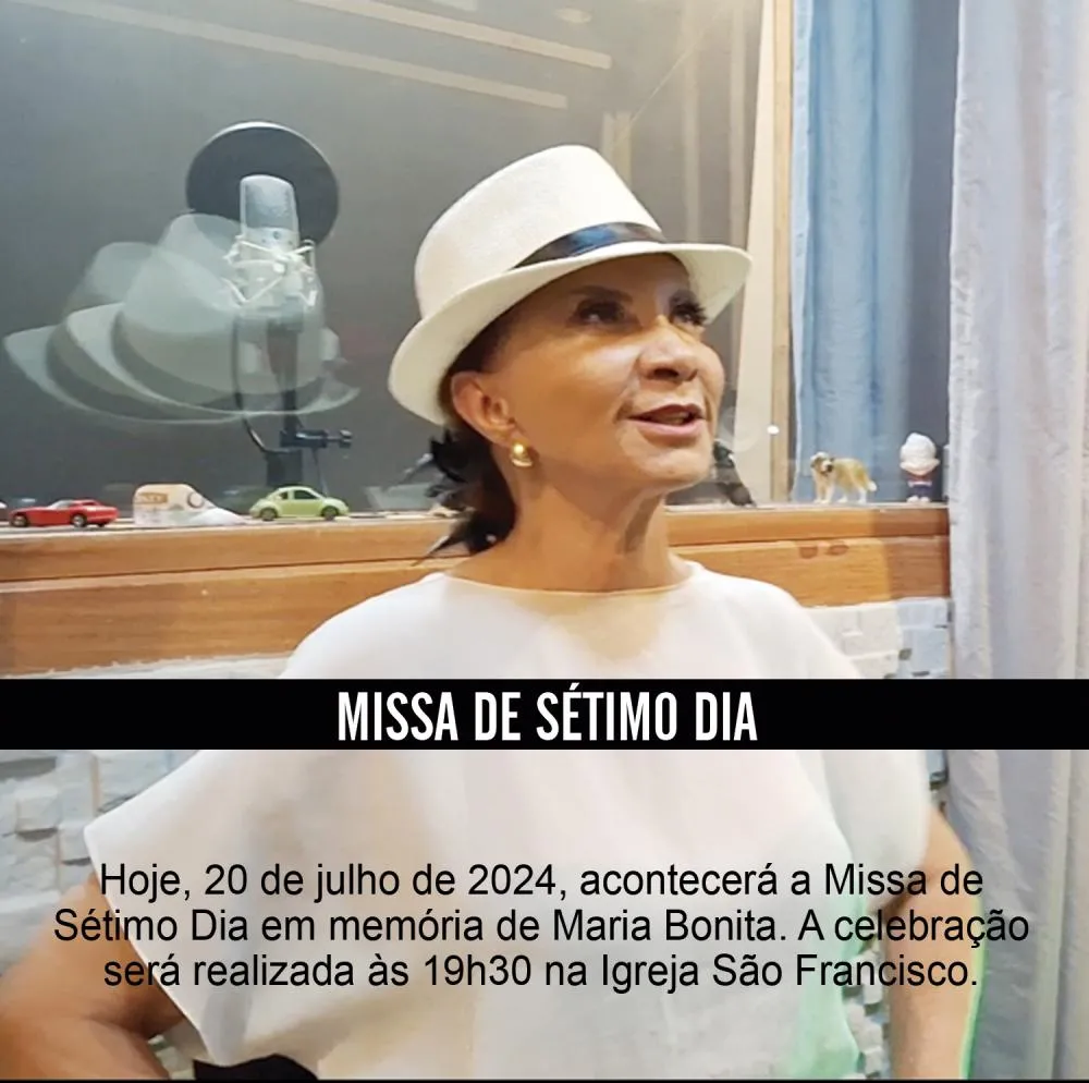 Missa de Sétimo Dia em memória de Maria dos Santos Moreira (Maria Bonita)