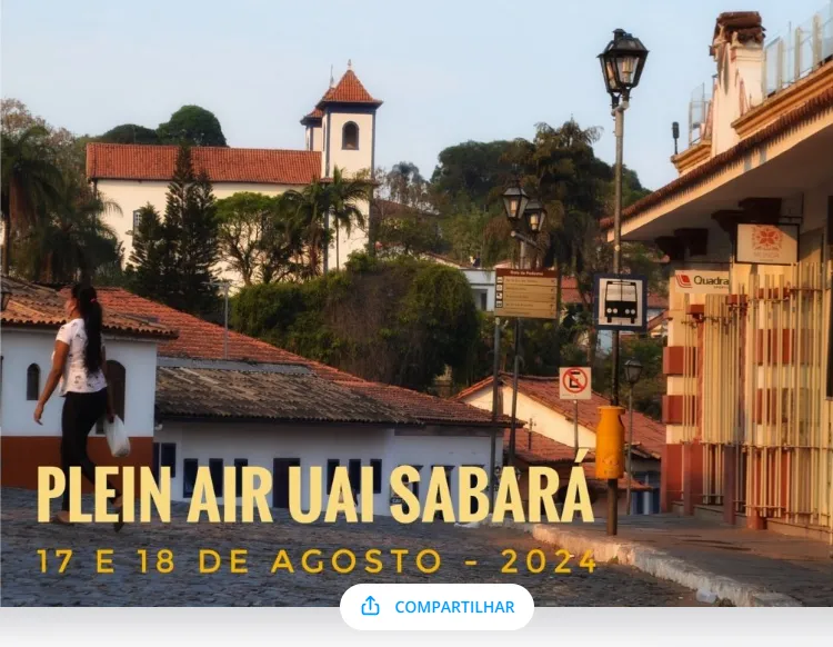 Plein Air Uai - Encontro de Pintura ao Ar Livre - Edição Sabará 2024