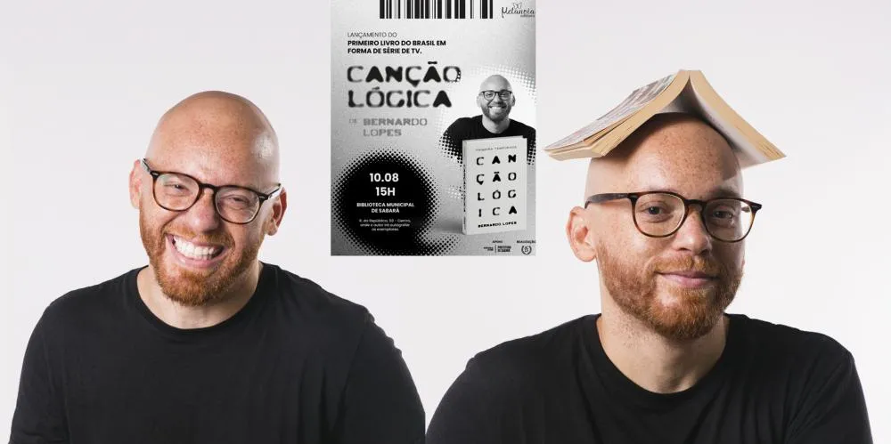 Sabarense Bernardo Lopes lança "Canção Lógica": O primeiro livro do Brasil em forma de série de TV