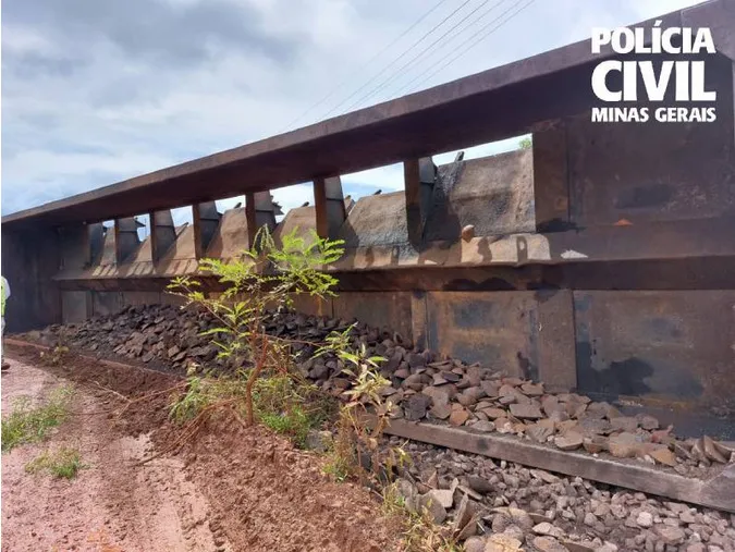 Polícia Civil de Minas Gerais desarticula quadrilha de furto de ferro-gusa em Sabará