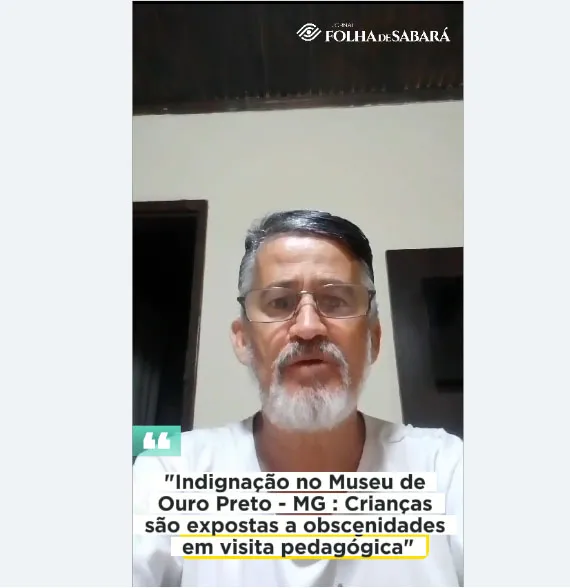 Absurdo em Ouro Preto: Estudantes são expostos a conteúdo ofensivo em visita cultural