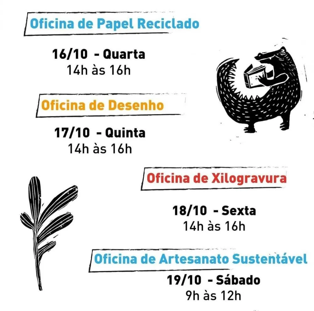 Semana das Crianças em Sabará: Arte e Literatura na Borrachalioteca