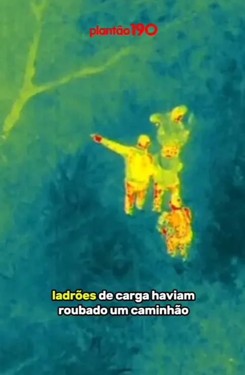 Drone da PM flagra quadrilha armada e quatro criminosos morrem em confronto no Paraná