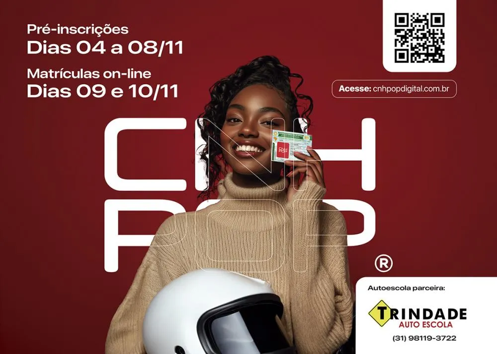 CNH Popular abre pré-inscrições em Sabará com descontos de até 60% para habilitação