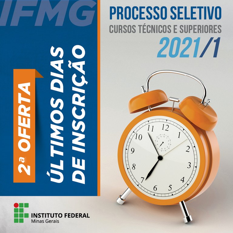 IFMG encerra inscrição para vestibular de Sabará, Ouro Preto e Santa Luzia no dia 17/03