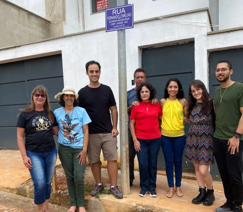 Bairro Villa Real em Sabará homenageia o saudoso Sr. Fernando Lomelino