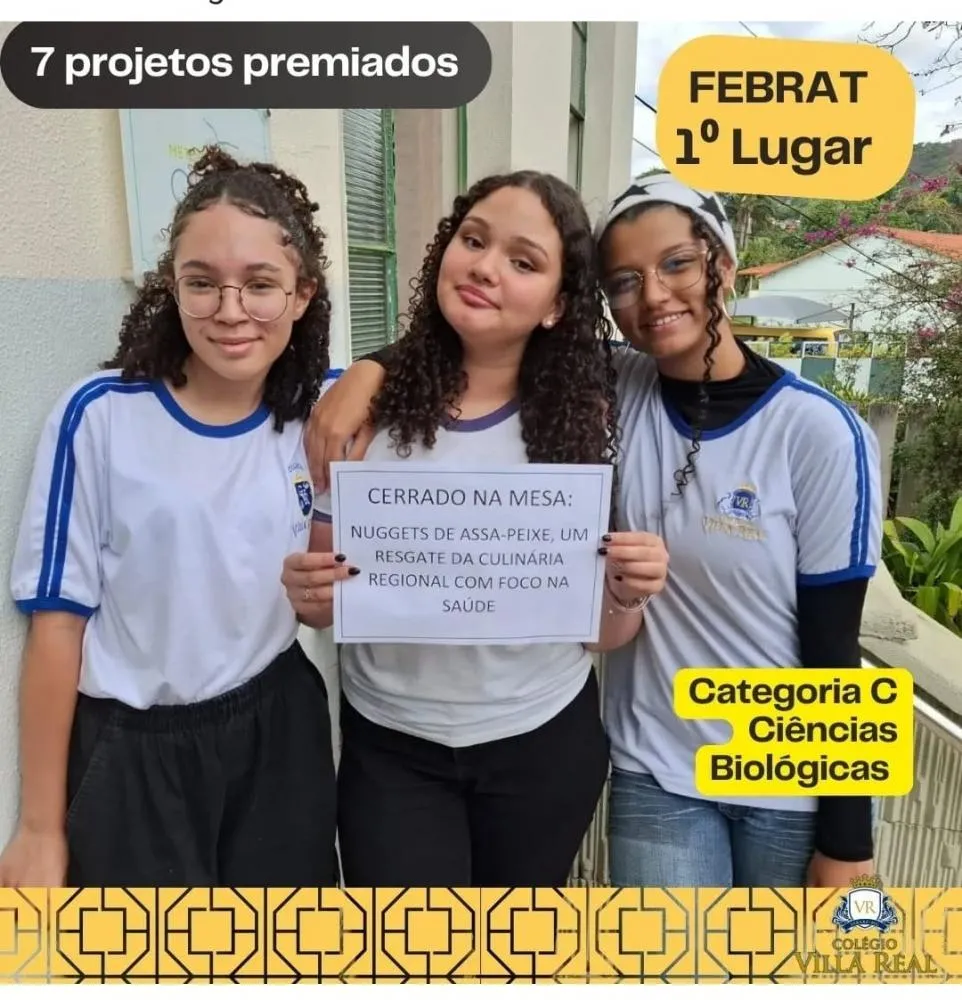 Colégio Villa Real em Sabará se destaca em feiras científicas e conquista prêmios nacionais