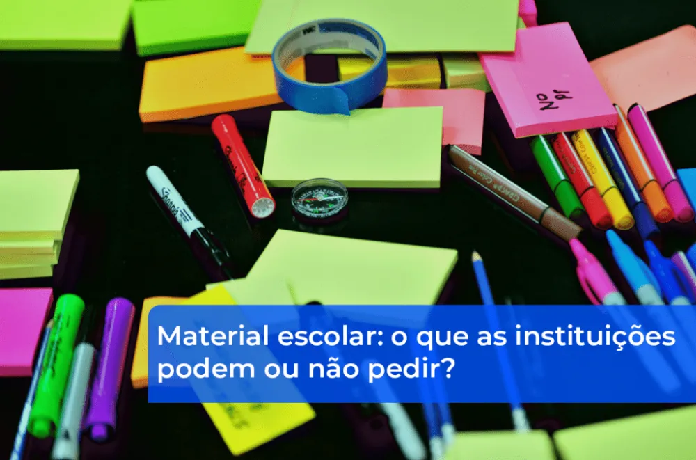 Escolas não podem exigir material de uso coletivo