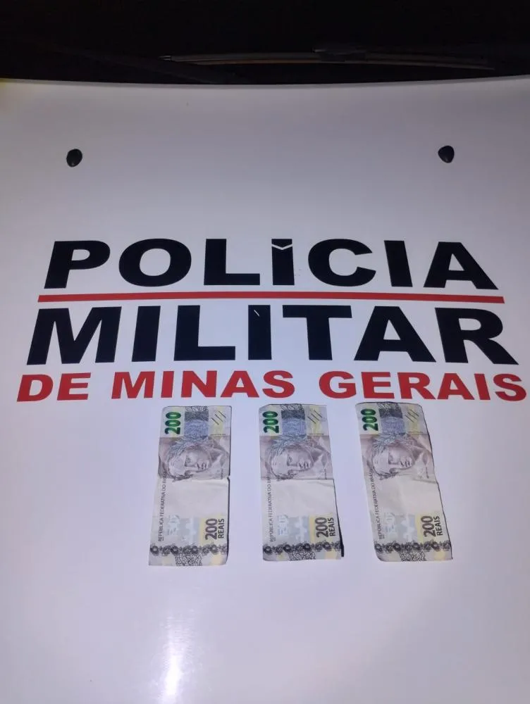 Homem é preso em Sabará ao tentar usar notas falsas de R$ 200 para fazer compras