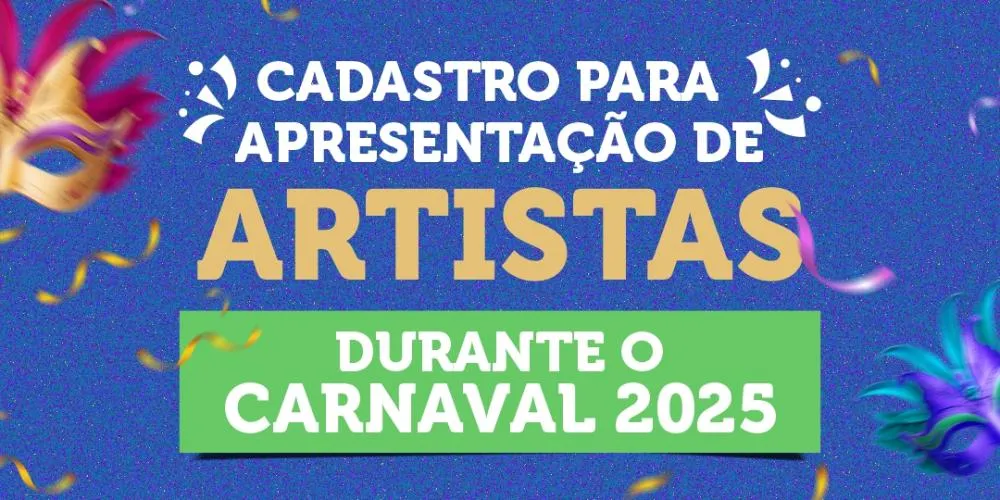 Prefeitura de Sabará abre cadastro para apresentação de artistas durante o carnaval 2025