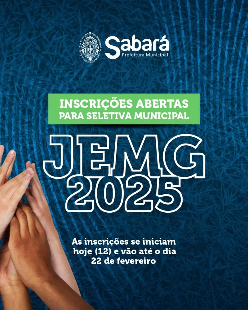 Inscrições abertas para o JEMG 2025 em Sabará! 