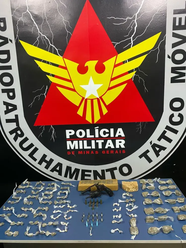 Sete são presos em ocorrência envolvendo armas de fogo e drogas
