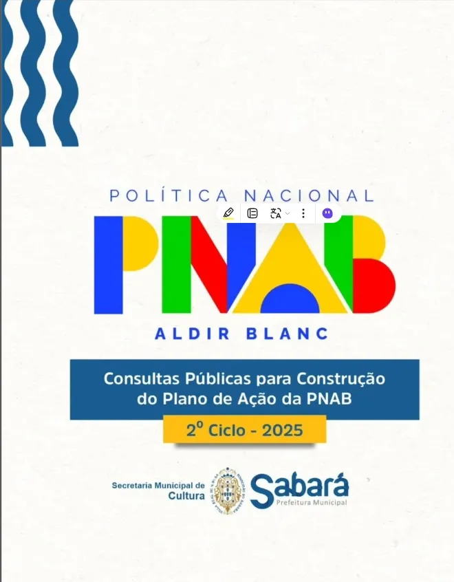 Sabará inicia construção coletiva do Plano de Ação da PNAB 2025 com encontros descentralizados
