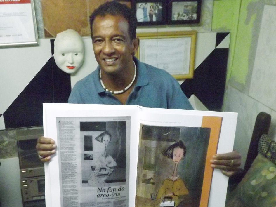 Artista plástico sabarense entre os melhores do Estado