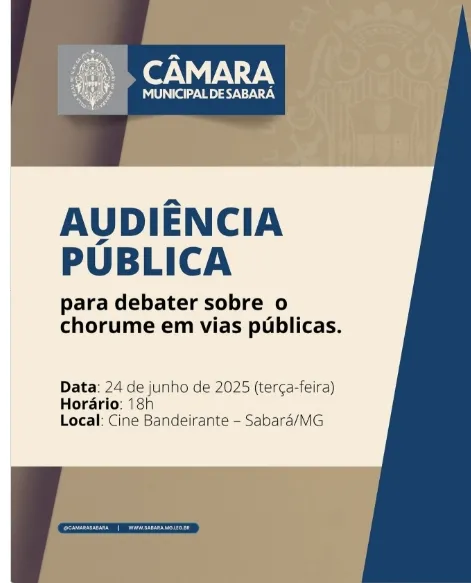 Audiência Pública vai debater derramamento de chorume em vias públicas de Sabará
