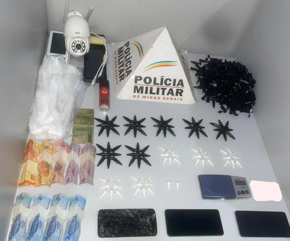 Operação da Polícia Militar prende dupla por tráfico em Sabará; mulher era conhecida como “Loira do Pó”