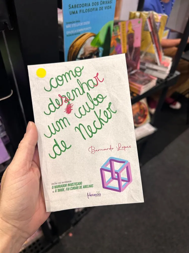 Bernardo Lopes: escritor mineiro lança novo livro, “Como desenhar um cubo de Necker” neste sábado em Sabará