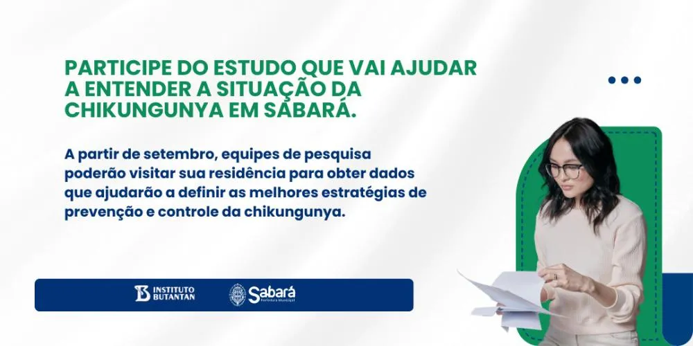 Sabará participa de pesquisa nacional para medir prevalência da chikungunya na população