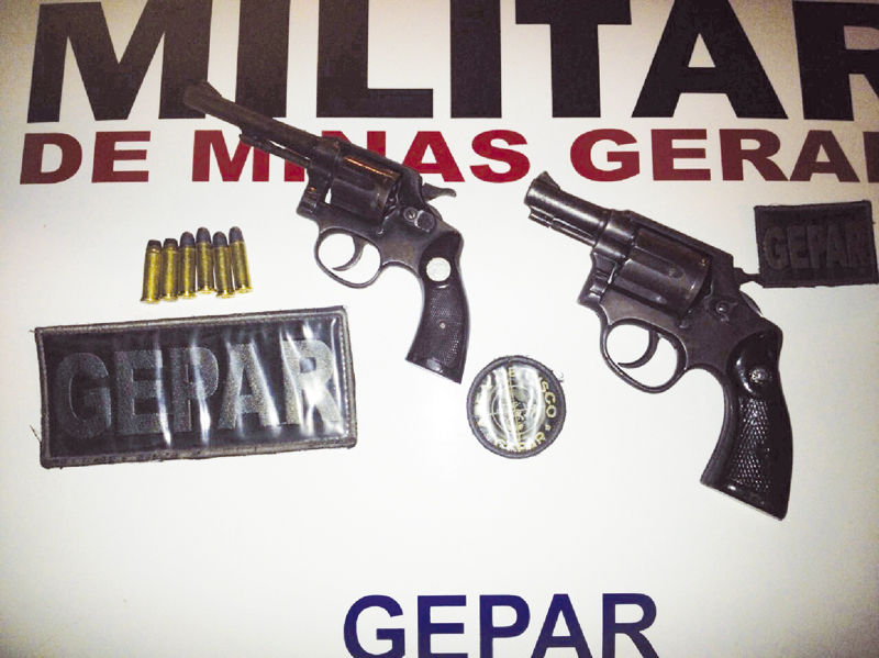 Polícia Militar de Sabará prende autores de homicídio e apreende duas armas de fogo