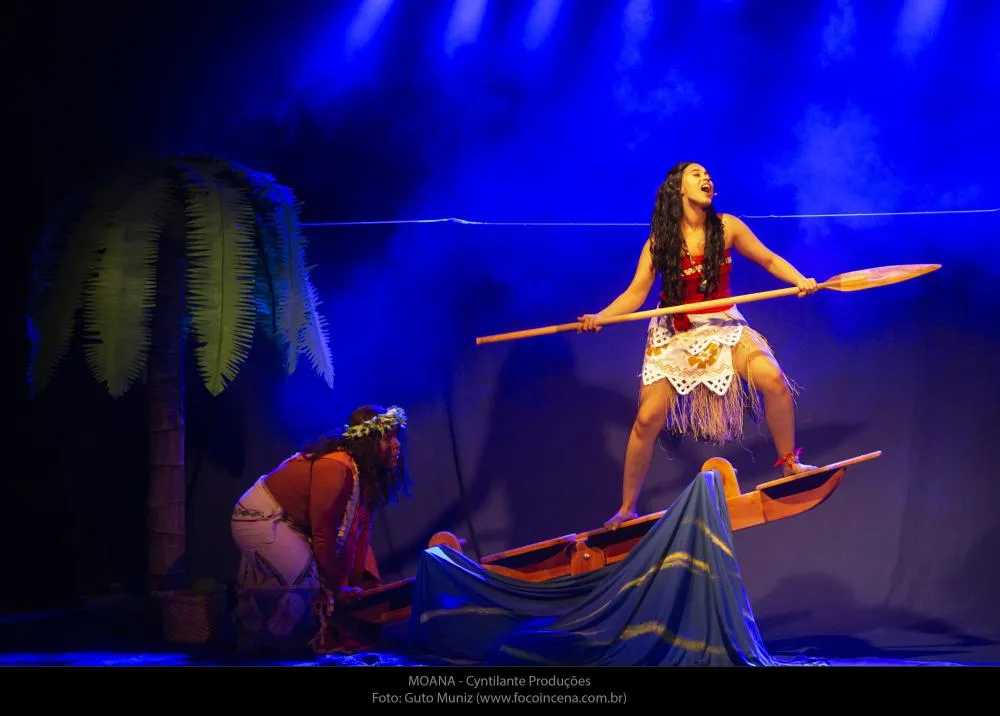 Moana em Sabará: musical infantil gratuito encanta o público neste sábado, 1º de novembro