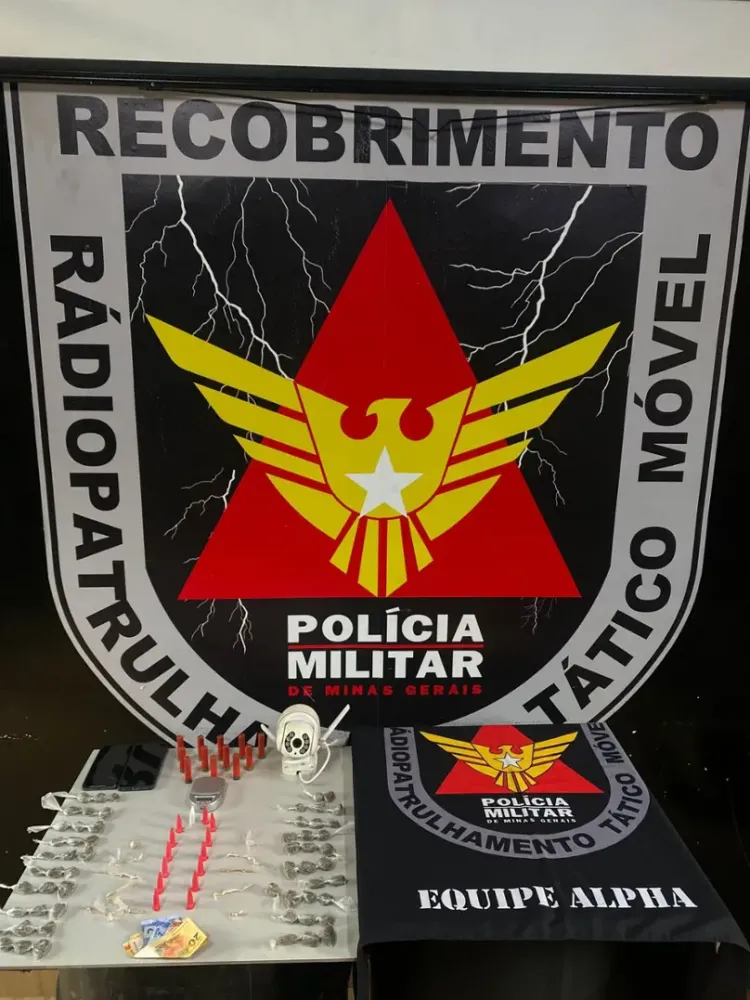 Sabará: homem é preso por tráfico de drogas no bairro Adelmolândia após denúncia nas redes sociais