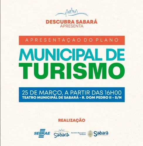 Prefeitura de Sabará apresenta Plano Municipal de Turismo e projeta crescimento do setor na cidade