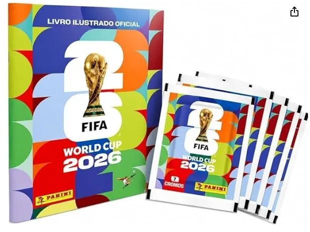 Quanto custa completar o álbum da Copa do Mundo 2026? Brasileiros podem gastar de R$ 1 mil a mais de R$ 7 mil