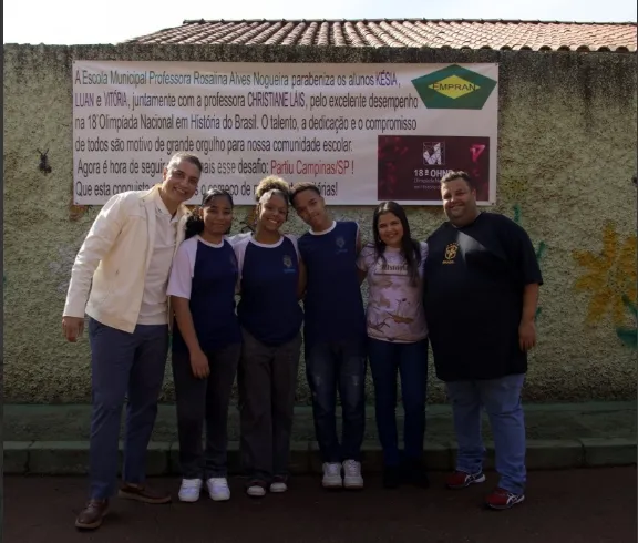 Alunos de Sabará chegam à final nacional da Olimpíada de História do Brasil