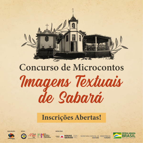 Últimos dias para inscrições no Concurso de microcontos – “Imagens Textuais de Sabará”