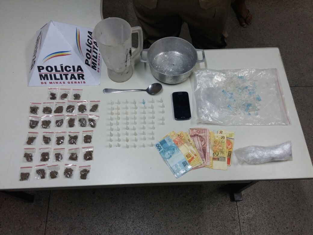 GEPAR apreende menor e grande quantidade de drogas no Fátima.