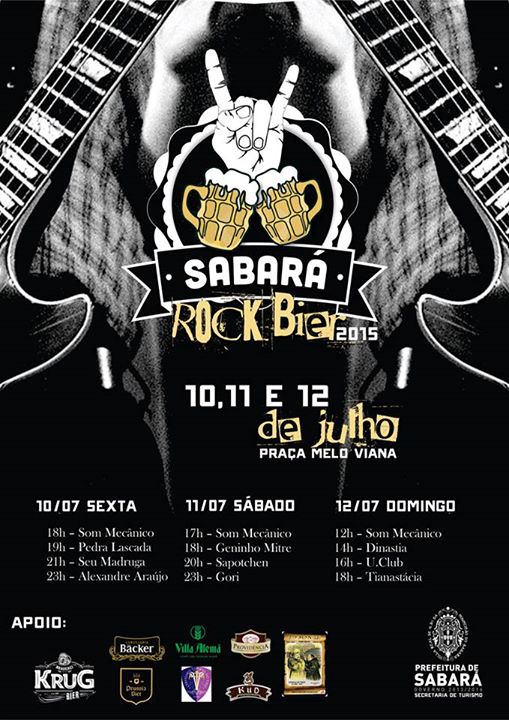 Vem aí Sabará Rock Bier 2015