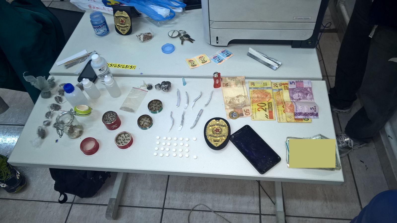 Drogas são apreendidas em festa Rave