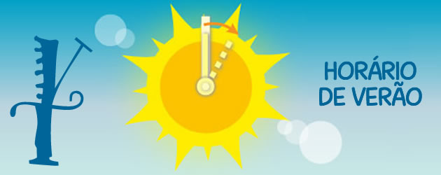 Horário de verão começa amanhã