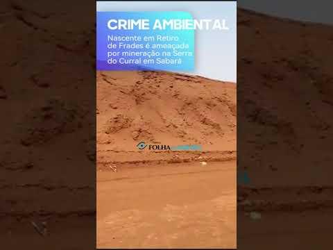Caminhões da Fleurs Global Mineração flagrados despejando materiais à margem de estrada